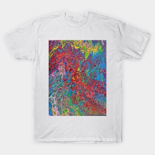 Surprise Me - fluid art T-Shirt